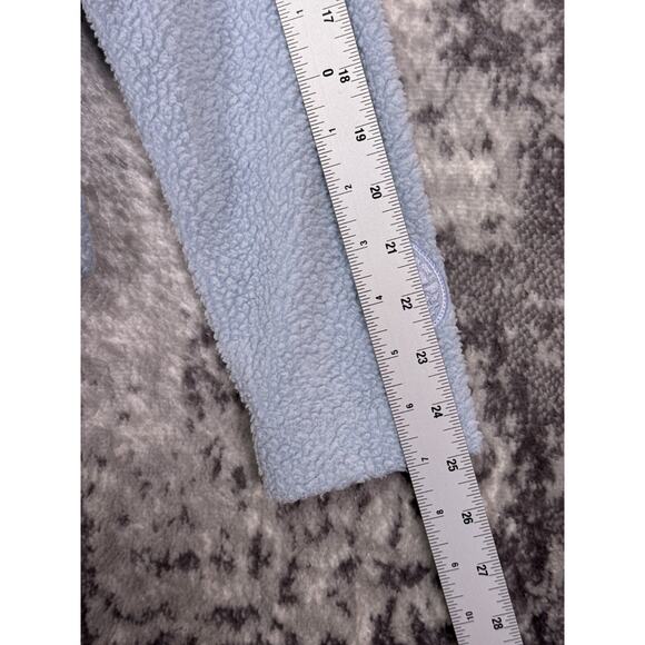 STIO Sweatshirt XS Womens Rawlins Light Blue Shearling Fleece 1/2 Zip Pullover - Picture 5 of 9